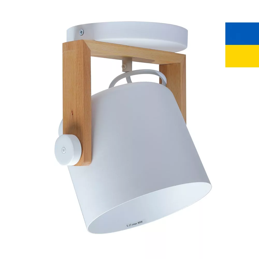 Бра KONVALIA  WLC 160 Е27 1x40W WD білий LIGHT SET