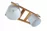 Стельовий підвіс KONVALIA RL 160 E27 2x40W WOOD білий LIGHT SET