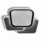 Світильник DNISTER LED 3S 80W RC,4970Lm,3000-6500K,485х490x60mm,мет.акрил.пласт.біл.чорн.LIGHT SET