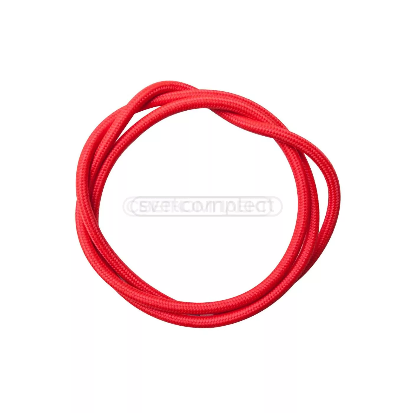 Кабель ПВС 2х0.5 в тканинній обмотці ППВТ червоний