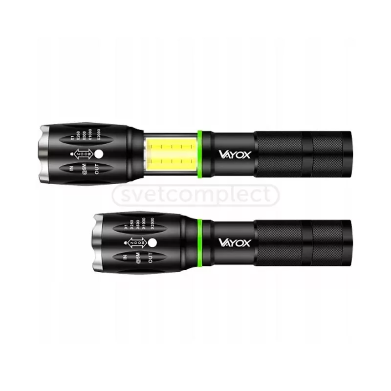 Ліхтар VAYOX LED VA0019 5W+1W 1200mAh