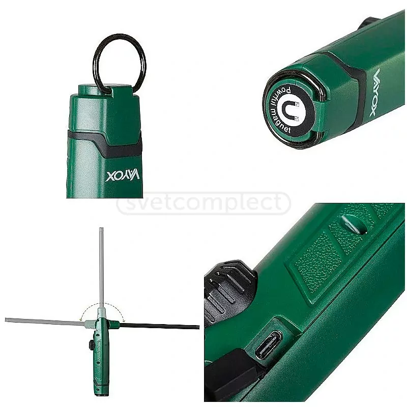 Ліхтар акумуляторний VAYOX LED VA0067 5W+1W 2000mAh