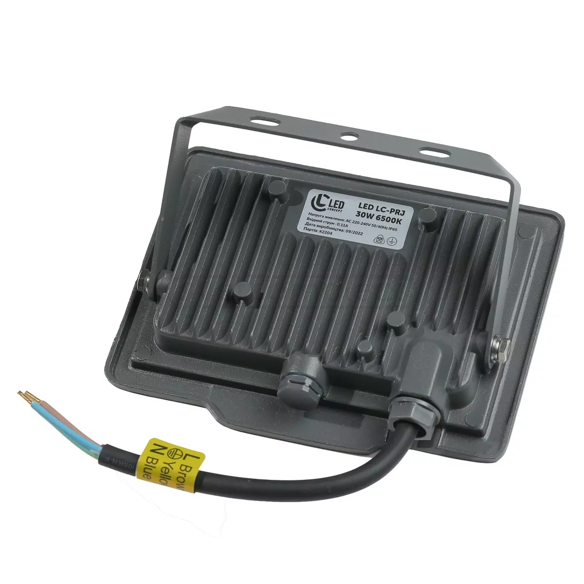 Прожектор LED LC-PRJ 30W 6500K, IP65