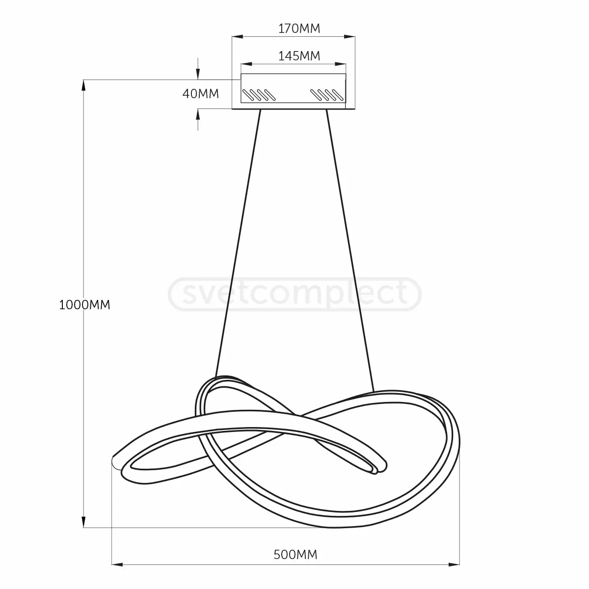 Світильник світлодіодний LED Tawley PL 67W RC WH LED CONCEPT Світильник світлодіодний LED Tawley PL 67W RC WH LED CONCEPT