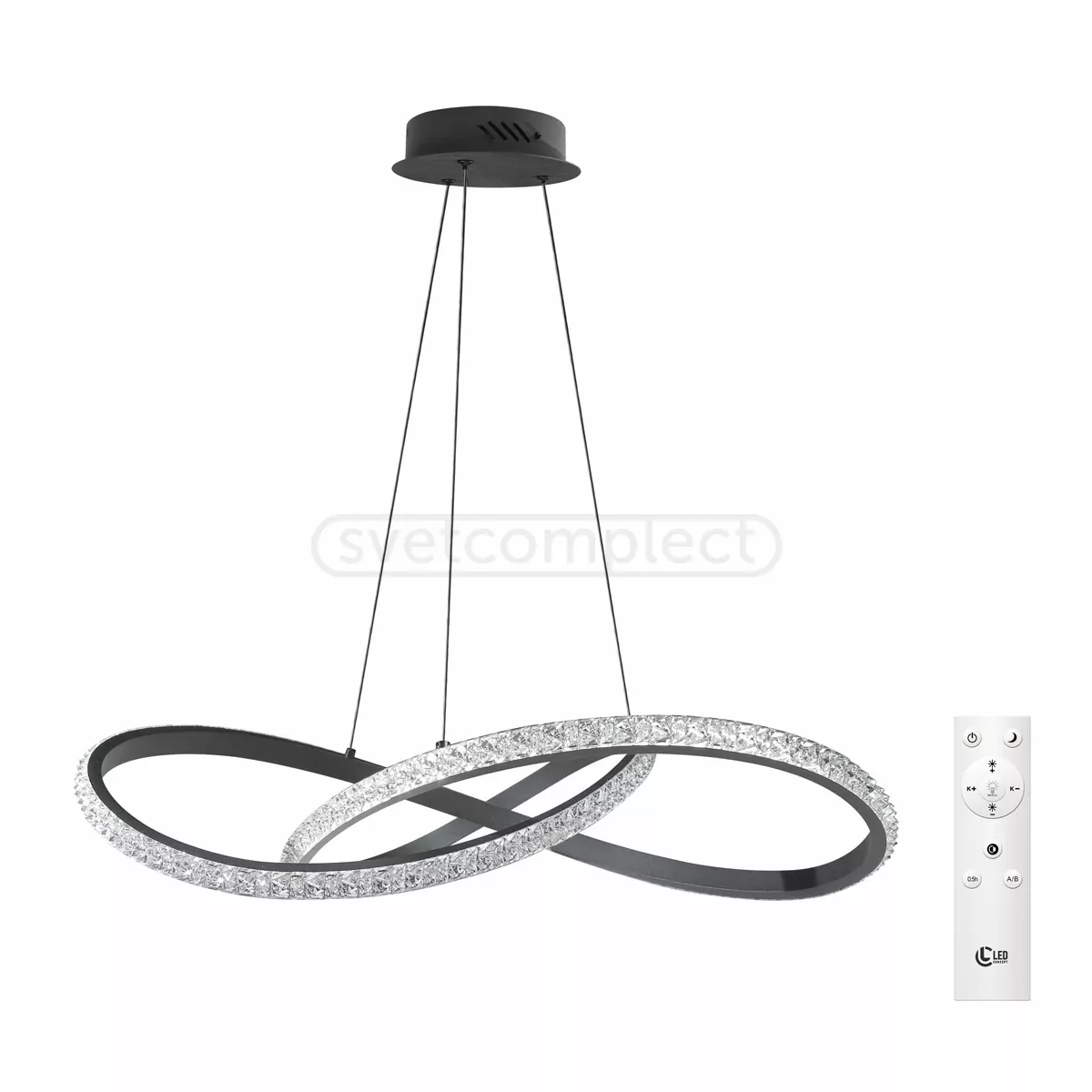 Світильник світлодіодний LED Tawley PL 67W RC BK LED CONCEPT Світильник світлодіодний LED Tawley PL 67W RC BK LED CONCEPT