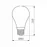 Лампа світлодіодна Led A60 E27 HQ 10W PR 4500K  LED CONCEPT