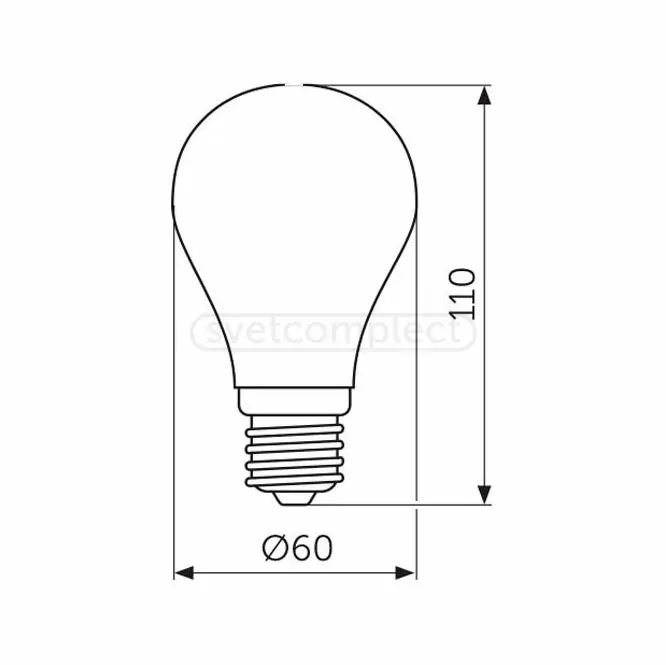 Лампа світлодіодна Led A60 E27 HQ 10W PR 4500K  LED CONCEPT Лампа світлодіодна Led A60 E27 HQ 10W PR 4500K  LED CONCEPT
