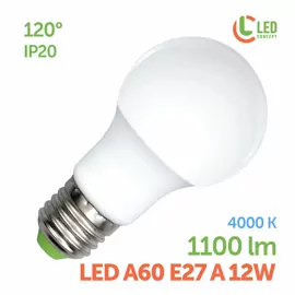 Лампа світлодіодна LED A60 E27 A 12W 4000K LED CONCEPT