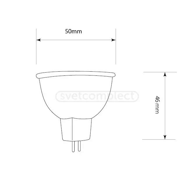Лампа світлодіодна LED MR16 A 8W 4500K GU5,3 LED CONCEPT