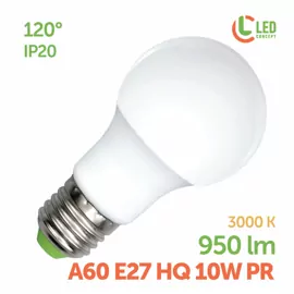 Лампа світлодіодна Led A60 E27 HQ 10W PR 3000K  LED CONCEPT