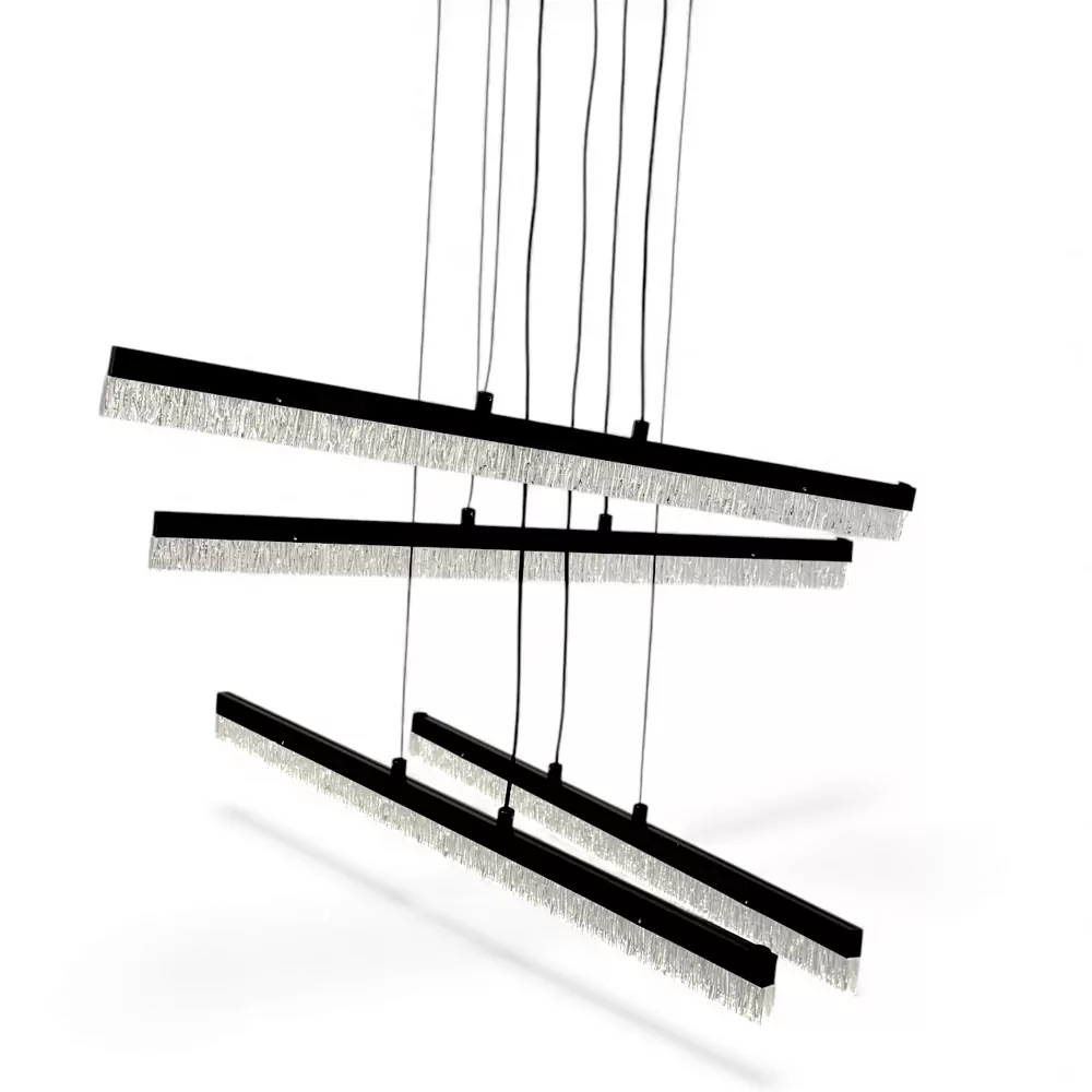 Світильник підвісний GRIM PL-S 4 71W RC,4500Lm,3000-6500K,630x700x1000mm,мет.акр.чор.LIGHT SET