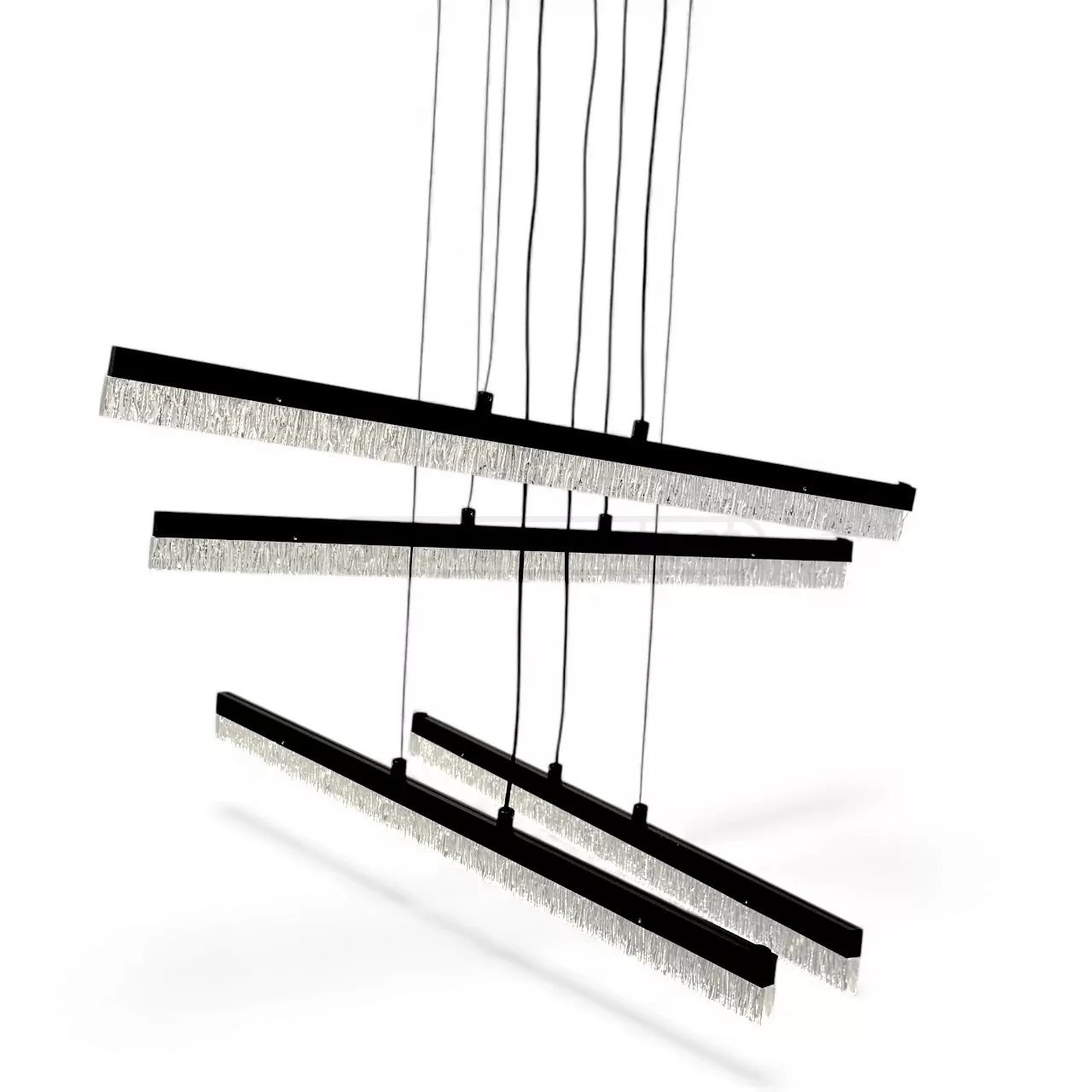 Світильник підвісний GRIM PL-S 4 71W RC,4500Lm,3000-6500K,630x700x1000mm,мет.акр.чор.LIGHT SET