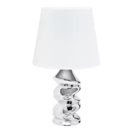 Настольная лампа 715-GL 1xE14 белый + серебло ZUMA LINE