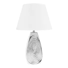Настільна лампа 807-SL 1xE14 білий + срібло ZUMA LINE