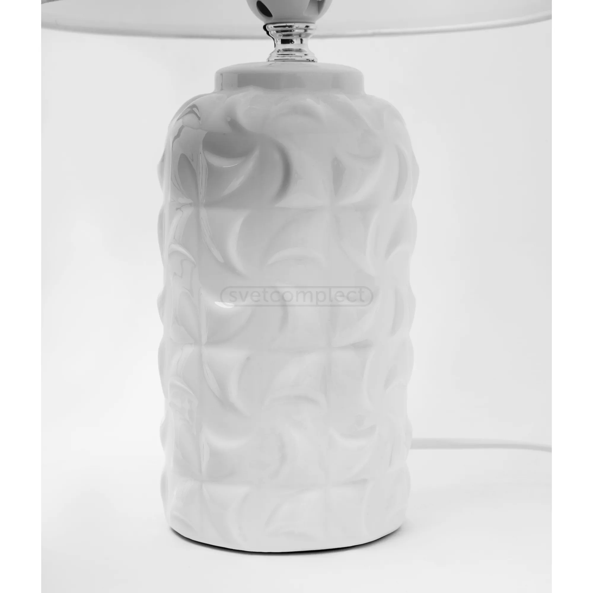 Настільна лампа 1260-WH 1xE14 білий ZUMA LINE