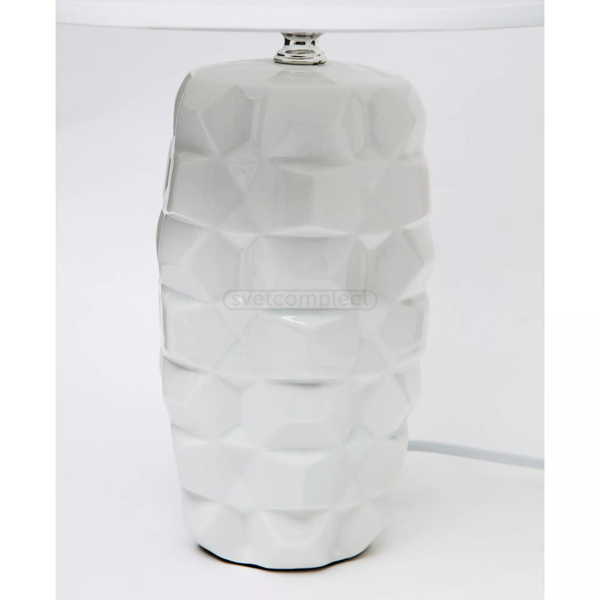 Настільна лампа 1259-WH 1xE14 білий ZUMA LINE