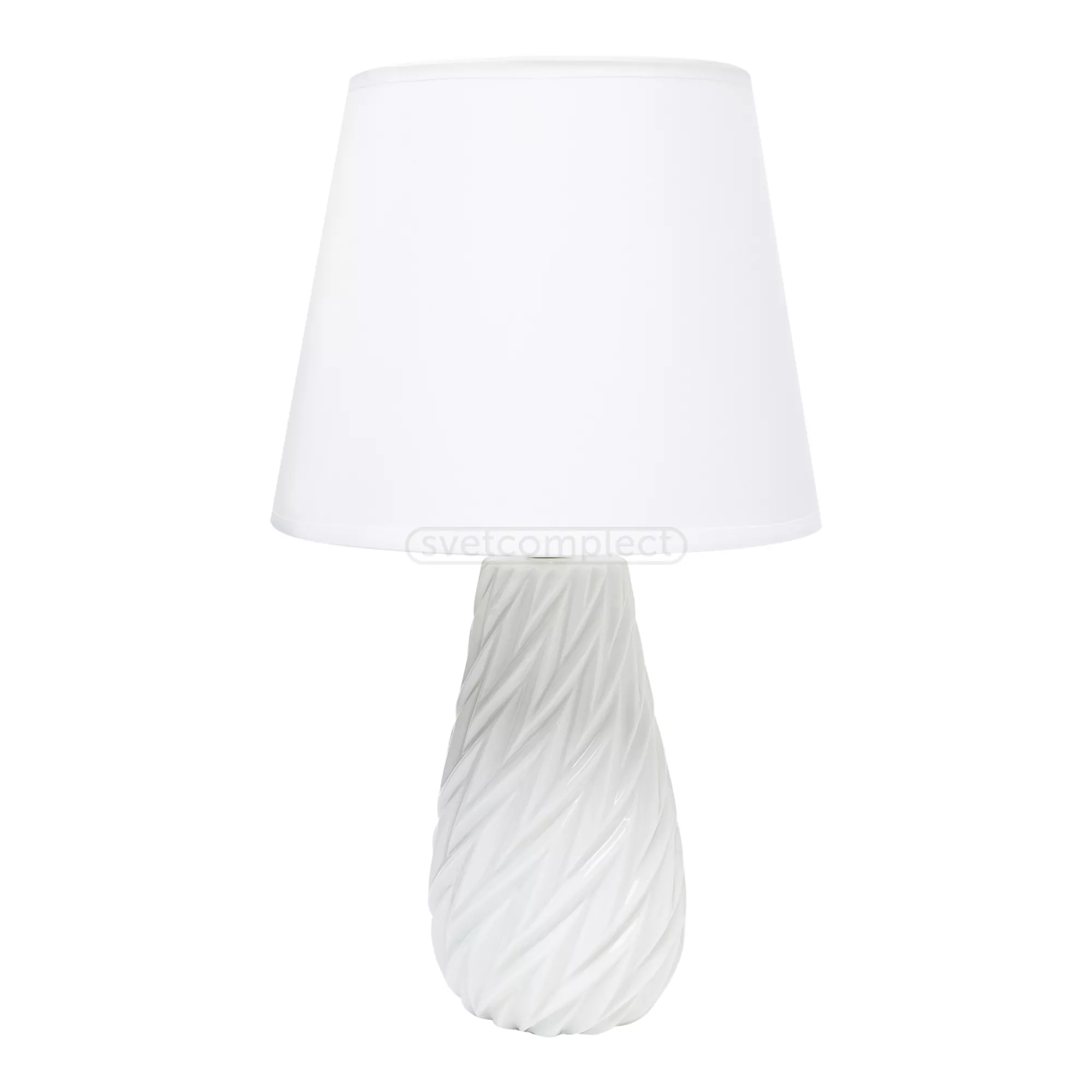 Настільна лампа 1271-WH 1xE14 білий ZUMA LINE