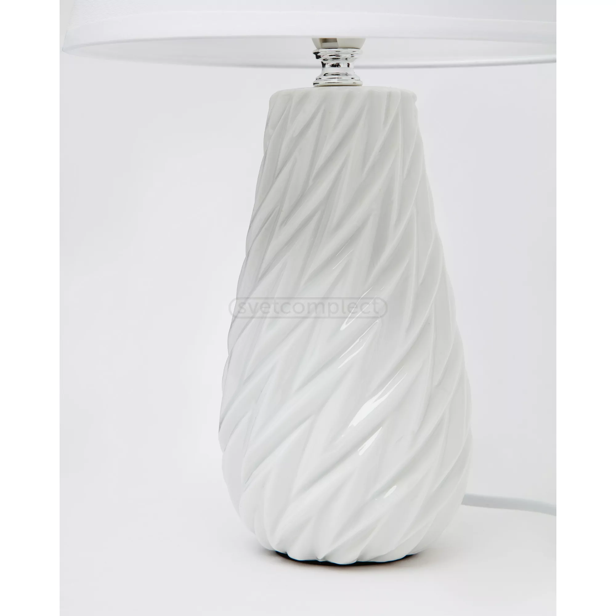 Настільна лампа 1271-WH 1xE14 білий ZUMA LINE