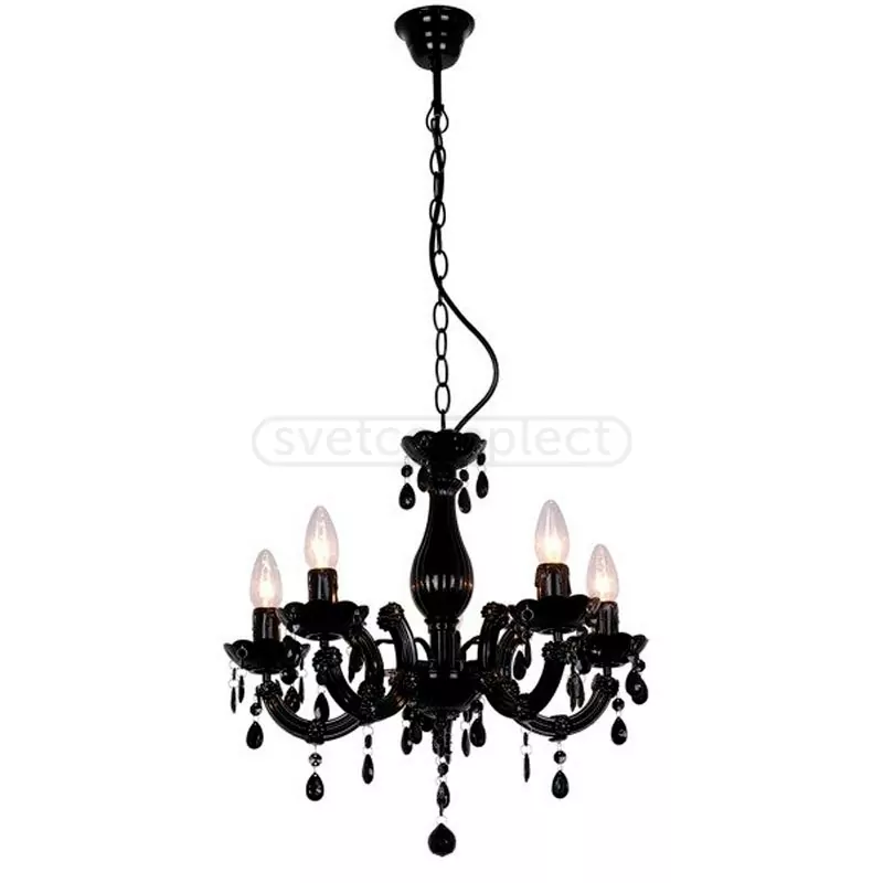 Люстра MAGNOLIA 5xE40 max 40Вт ZUMA LINE чорний