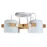 Люстра стельова KONVALIA CRL 160 4xE27 40W,метал/дерево,білий LIGHT SET