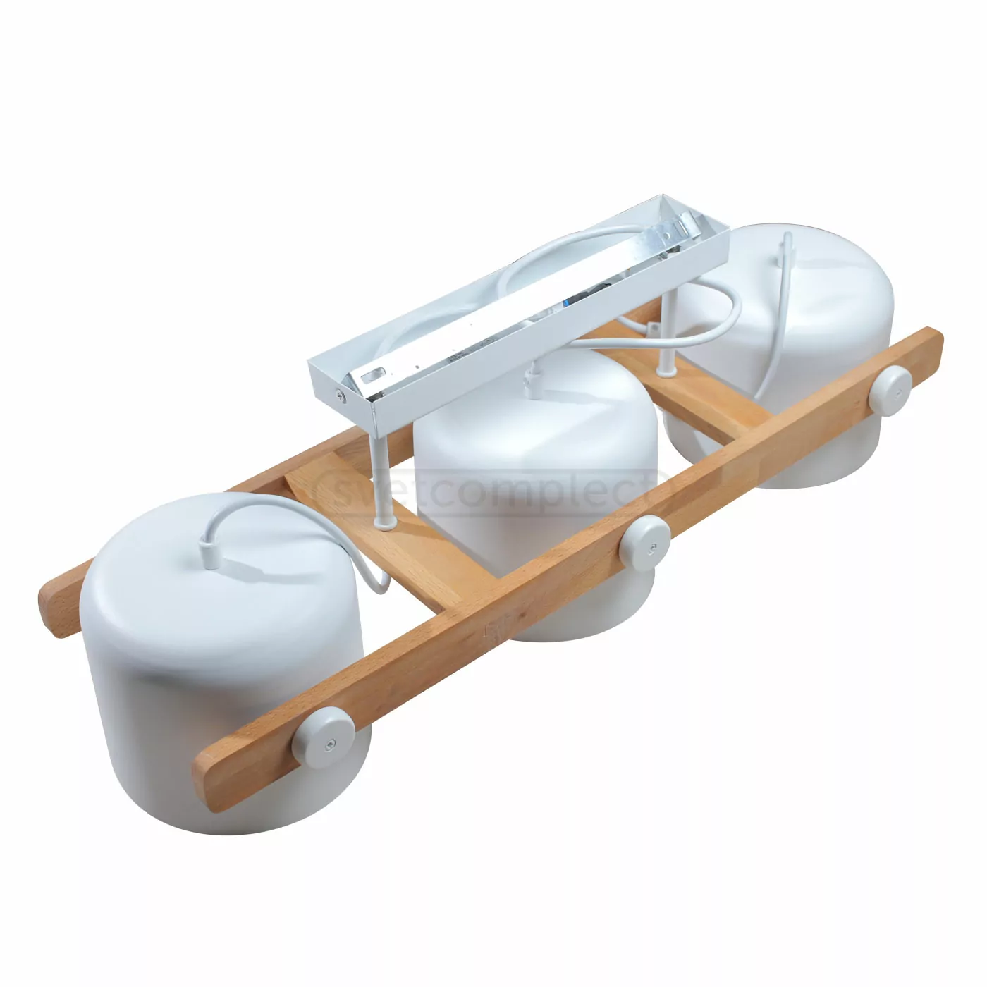 Світильник стельовий LOFT CRL 160 E27 3x40W WD/WH