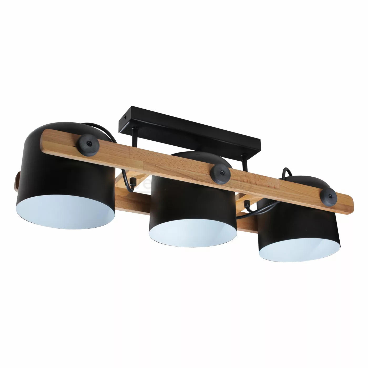 Світильник стельовий LOFT CRL 160 E27 3x40W WD/BK