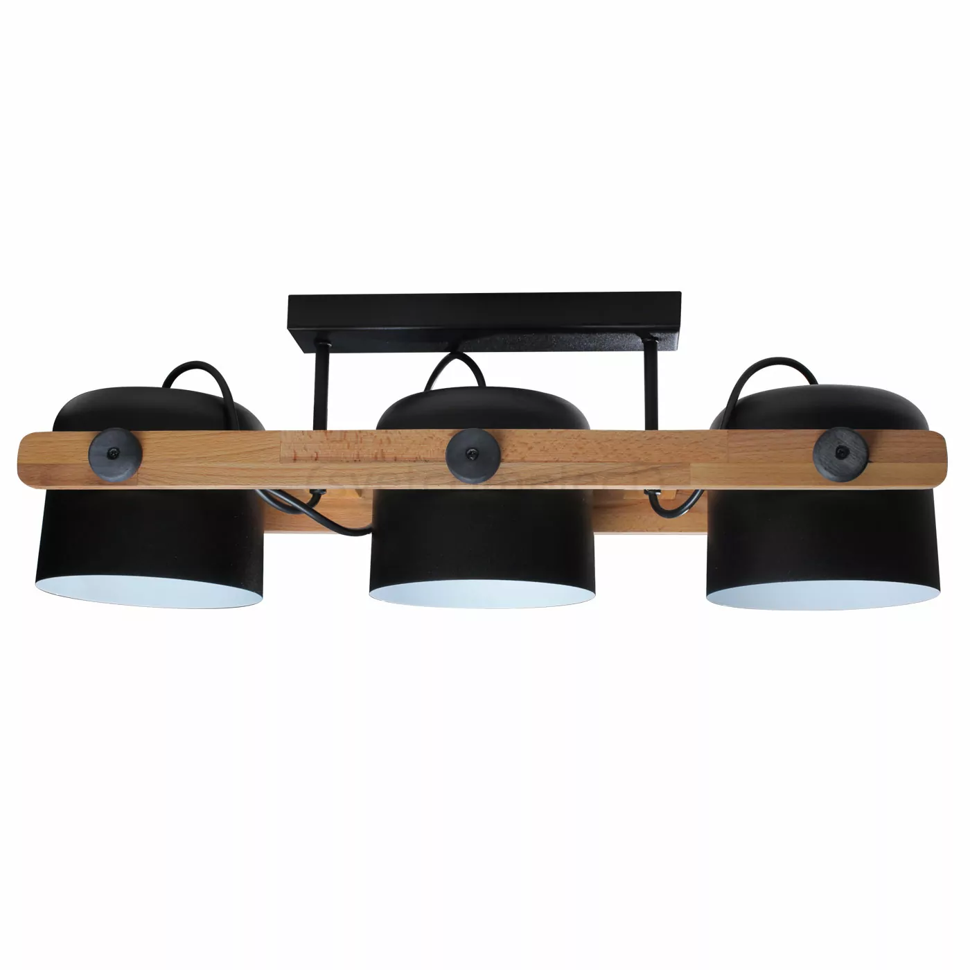 Світильник стельовий LOFT CRL 160 E27 3x40W WD/BK