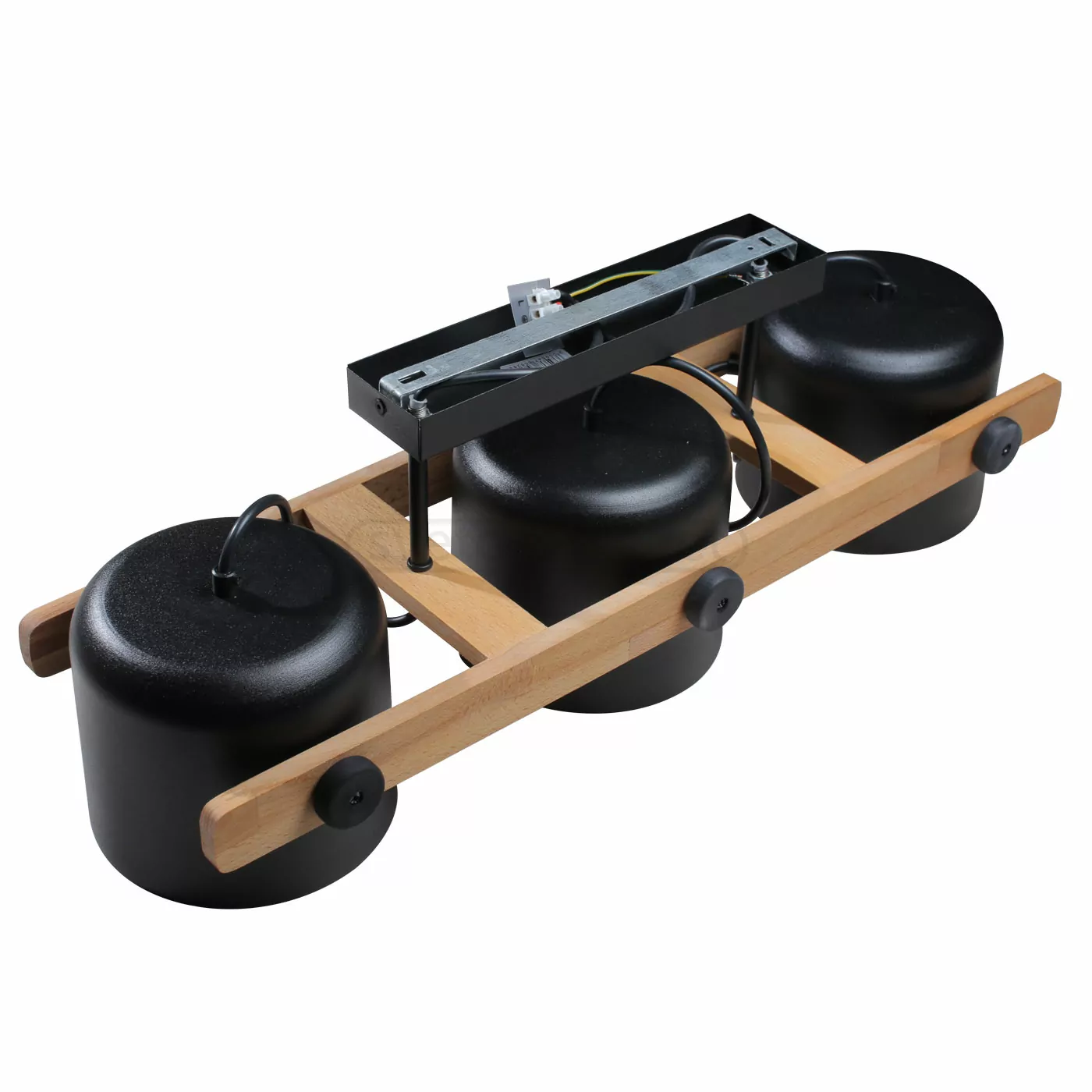 Світильник стельовий LOFT CRL 160 E27 3x40W WD/BK