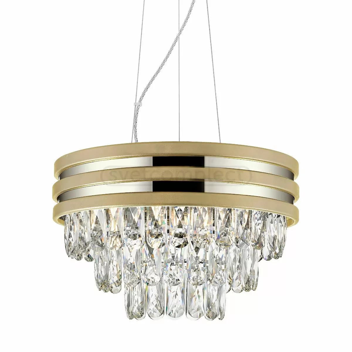 Люстра підвісна NAICA 5xE14 40Вт золото