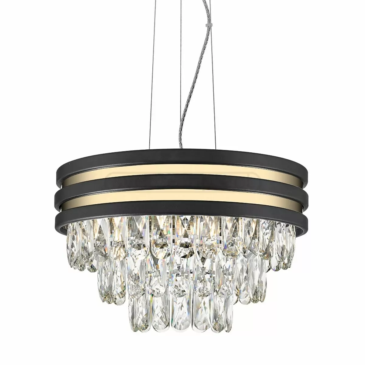 Люстра підвісна NAICA 5xE14 40Вт чорний