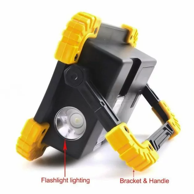 Ліхтар світлодіодний GL-2004 (1 COB) 20W 2000mAh