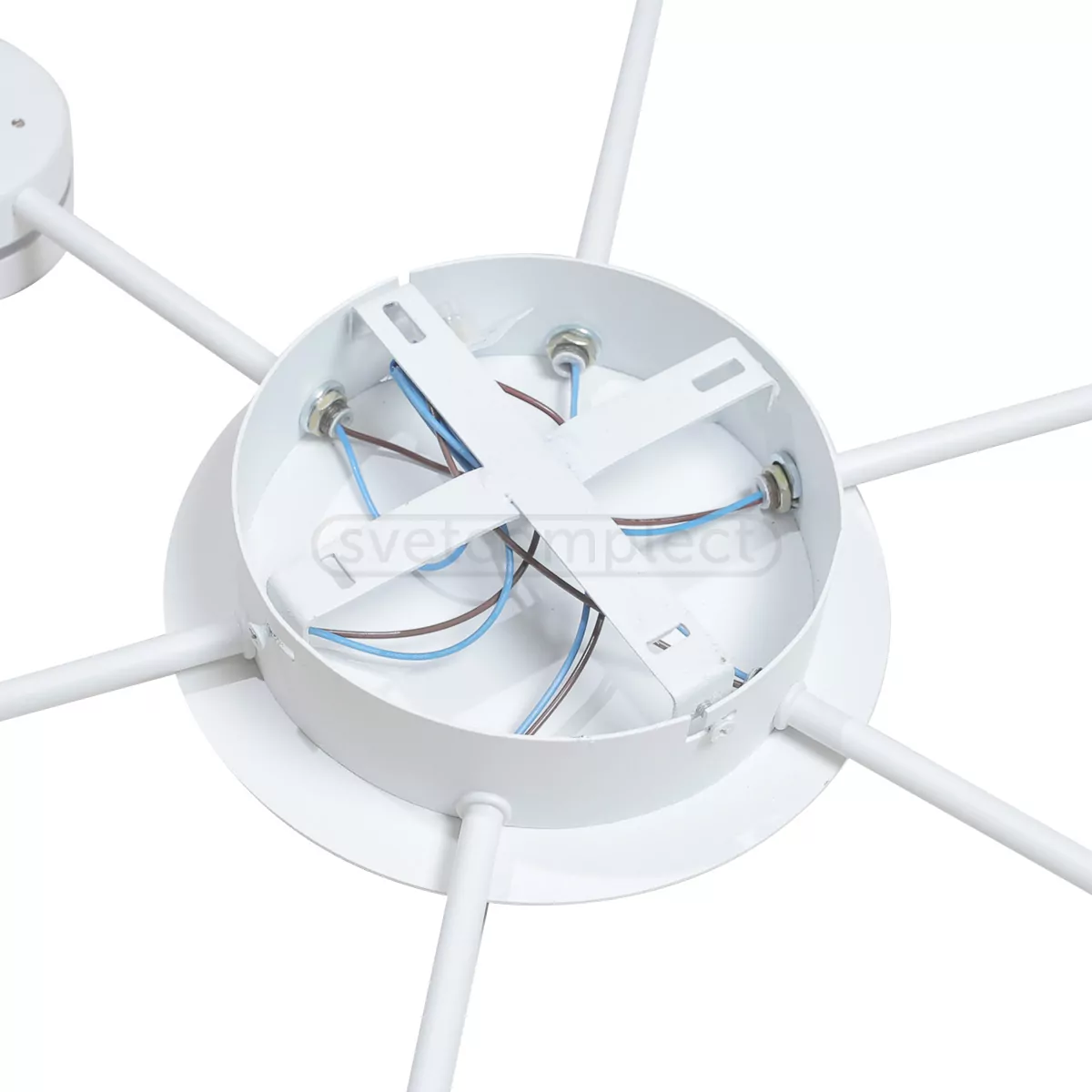 Люстра G NURE 6x GX53 білий СВЕТКОМПЛЕКТ