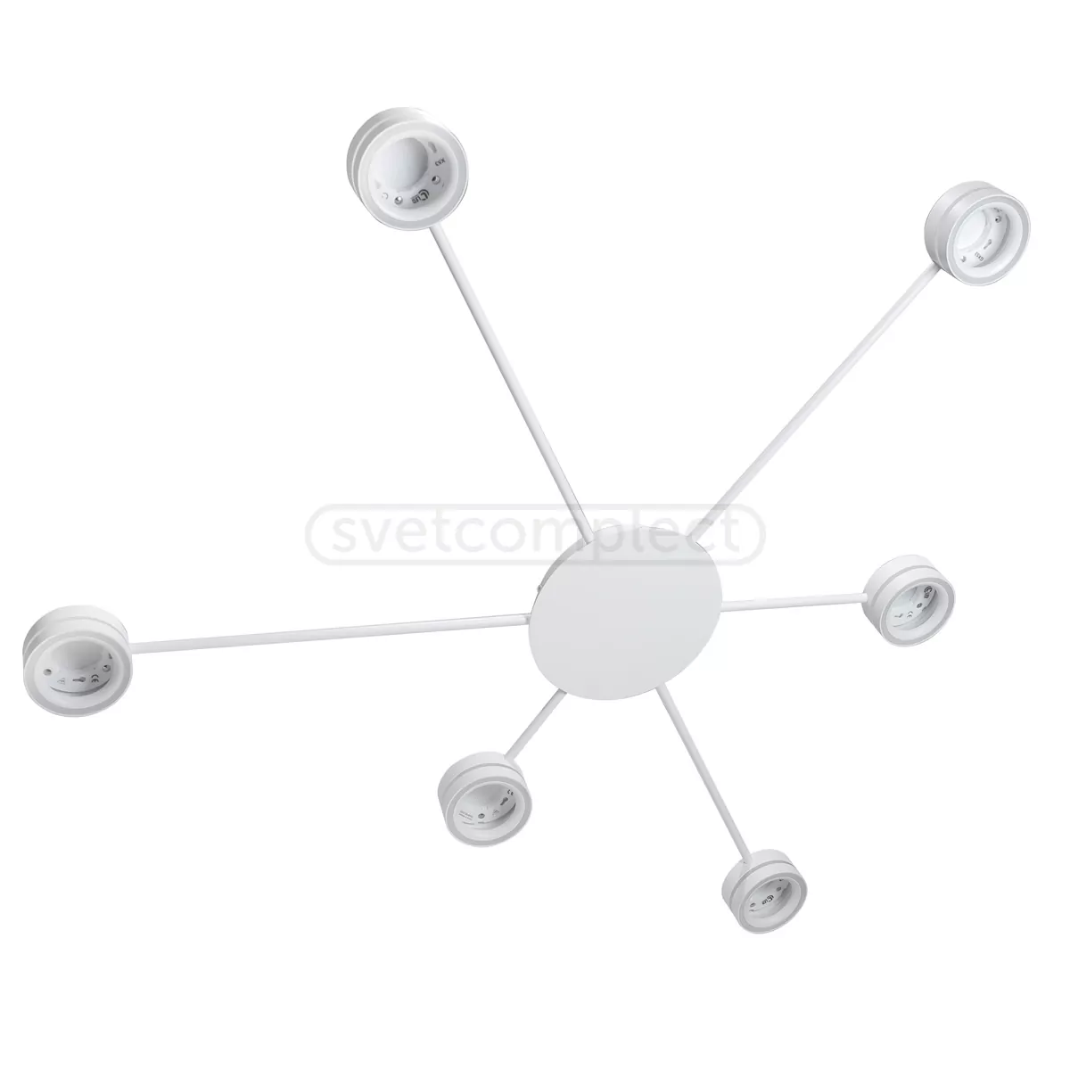 Люстра G NURE 6x GX53 білий СВЕТКОМПЛЕКТ