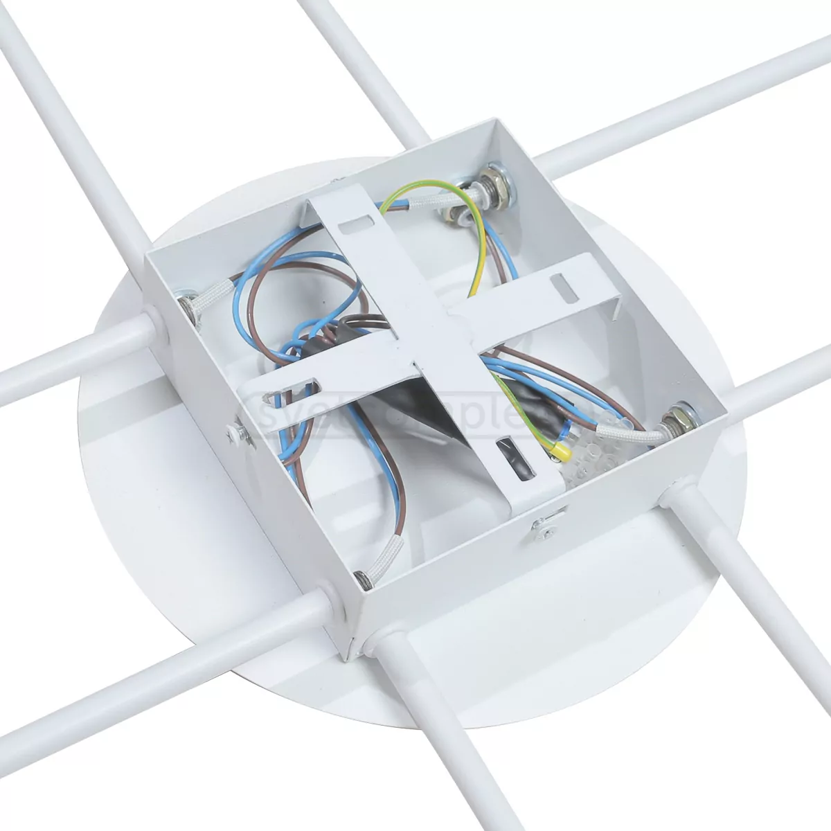 Люстра G NURE 8x GX53 білий СВЕТКОМПЛЕКТ