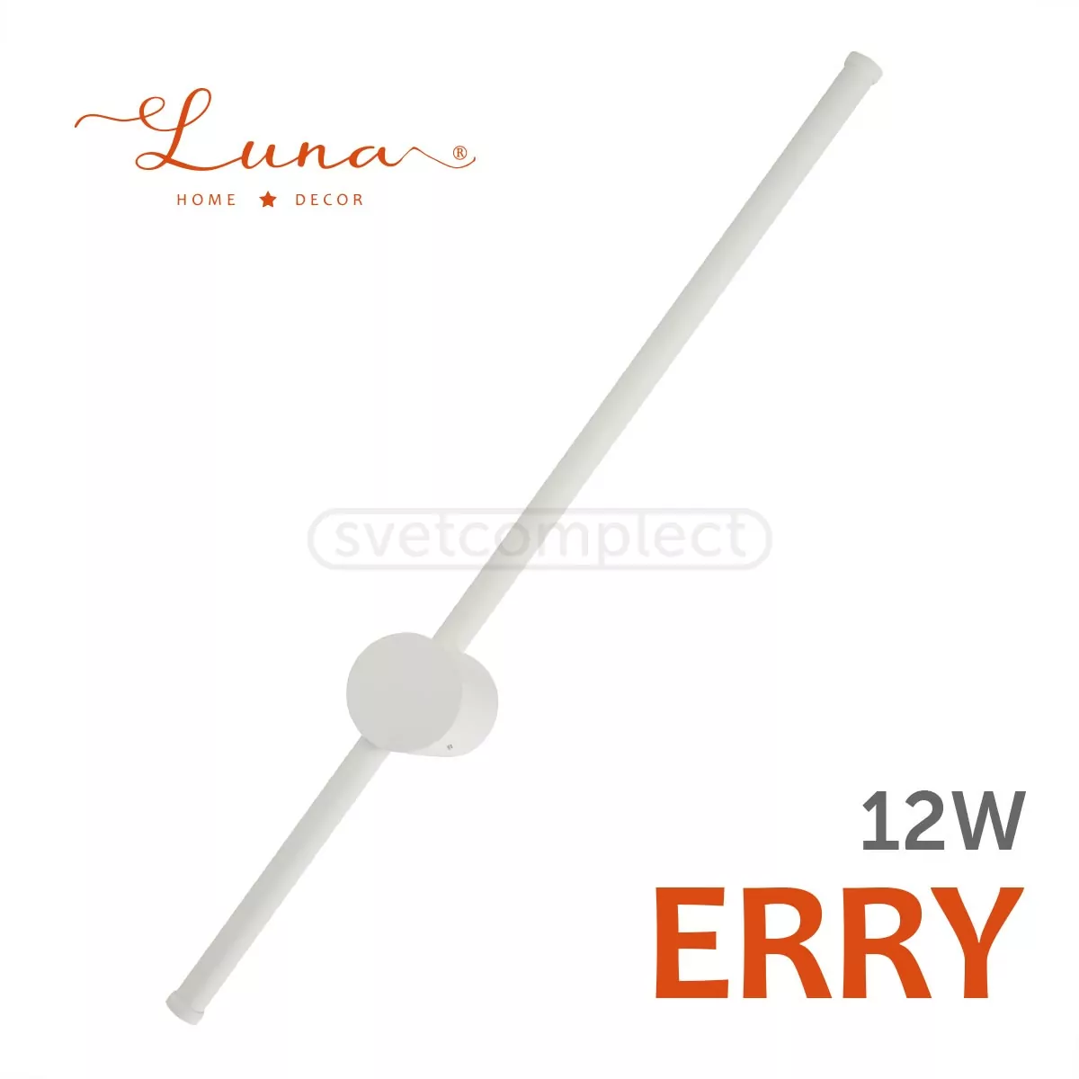 Підсвітка декоративна LED ERRY 12W алюміній WH LUNA HOME