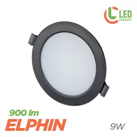 Світильник світлодіодний LED ELPHIN LCR119 9W 4500К BK LED CONCEPT