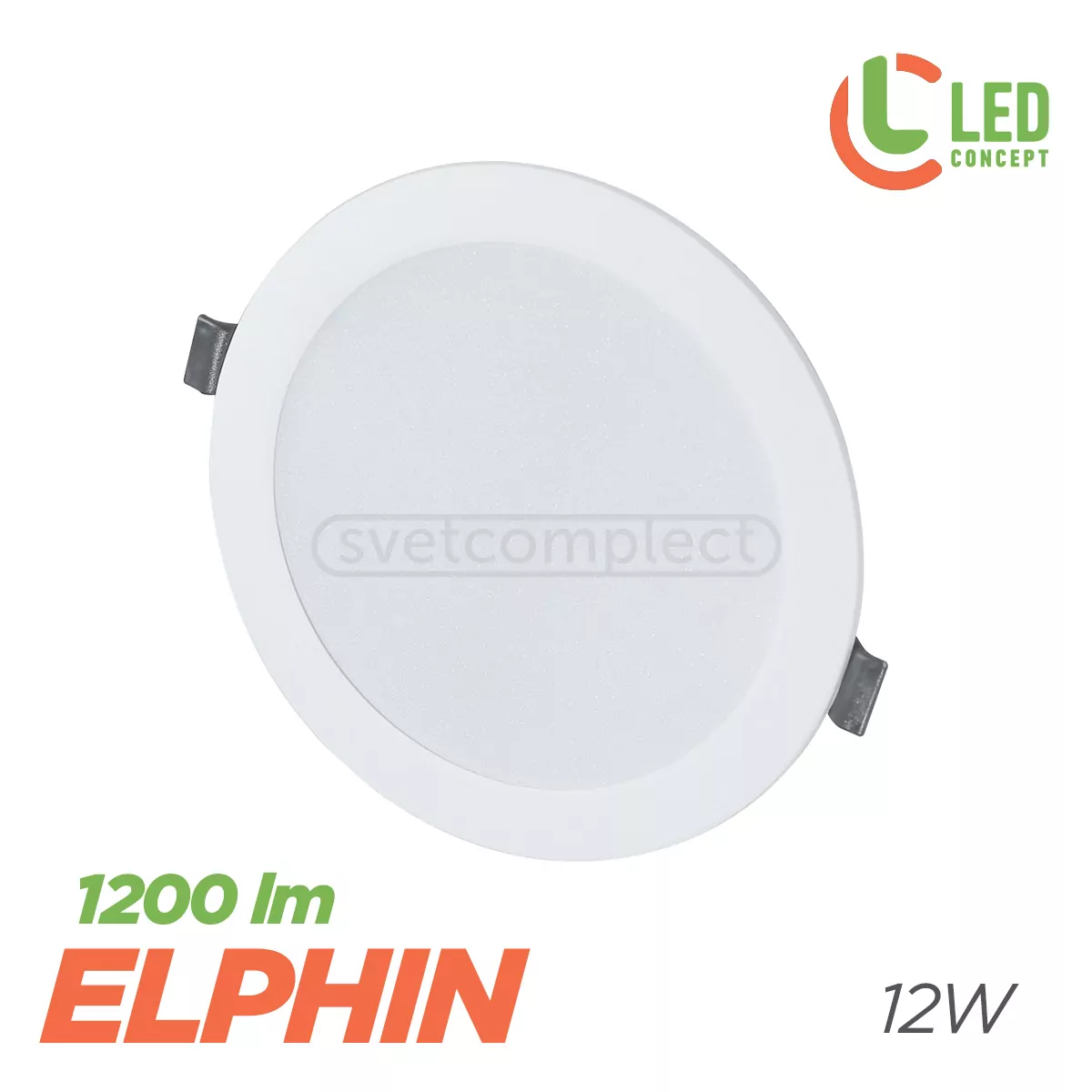 Світильник світлодіодний LED ELPHIN LCR149 12W 4500К WH LED CONCEPT