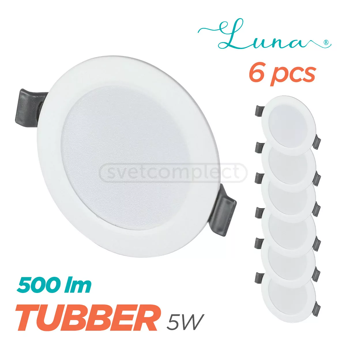 Світильник точковий LED TUBBER 90R 5W 6pcs/1 box LUNA Home Світильник точковий LED TUBBER 90R 5W 6pcs/1 box LUNA Home