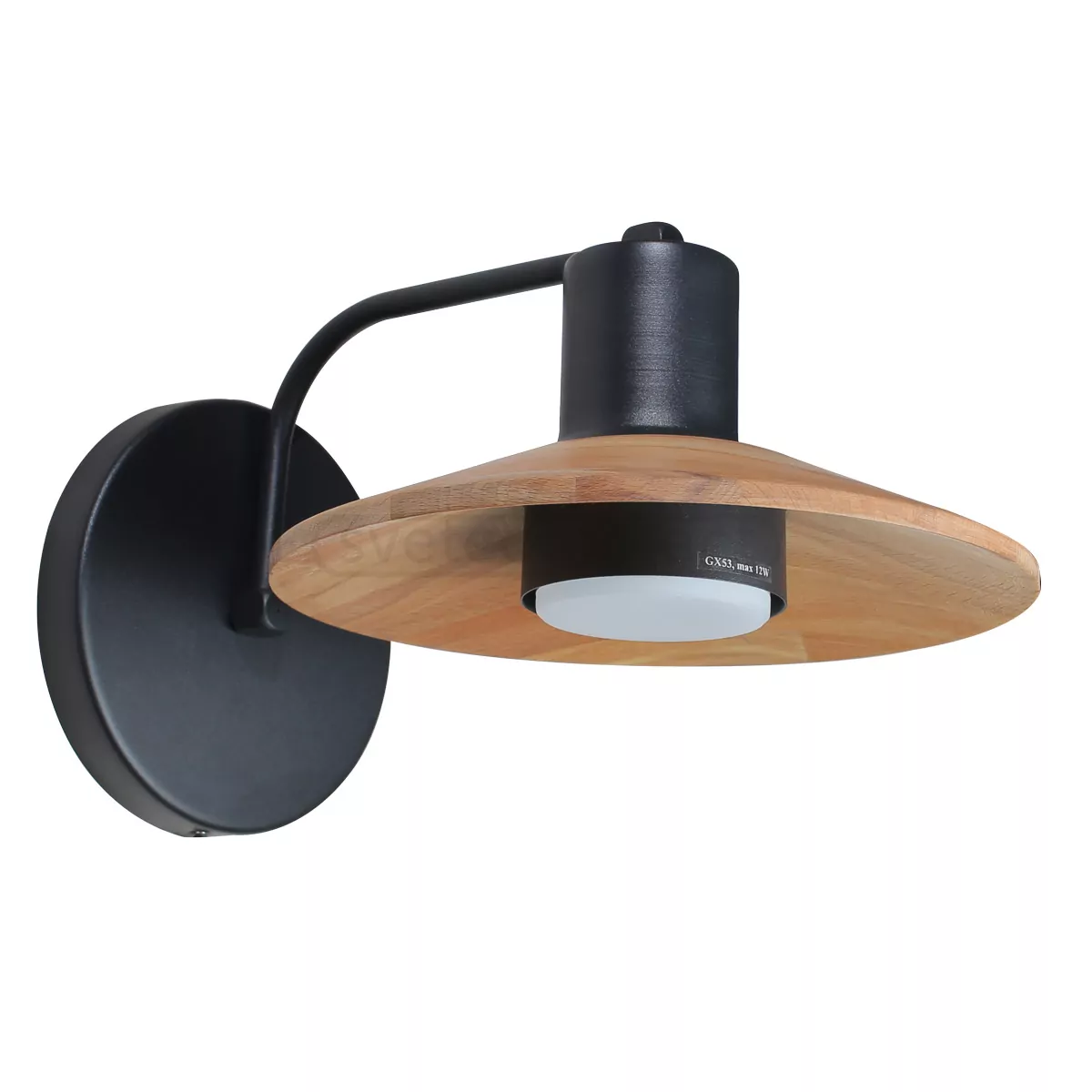 Бра HAT 1xGX53 чорний Светкомплект