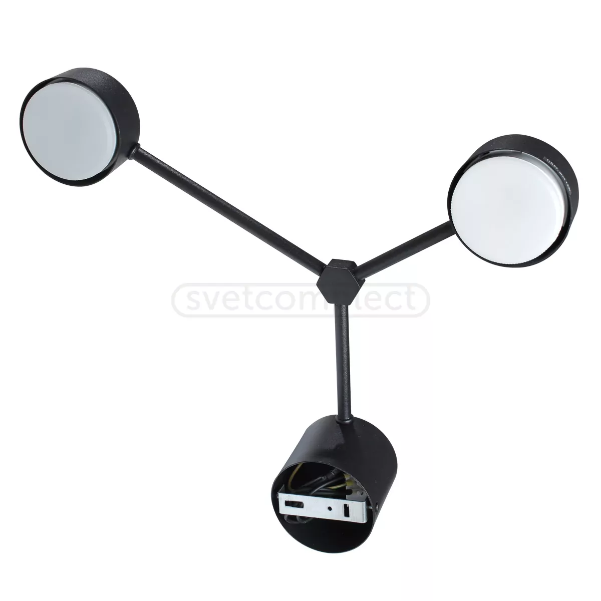 Бра Atom 2x GX53 чорний