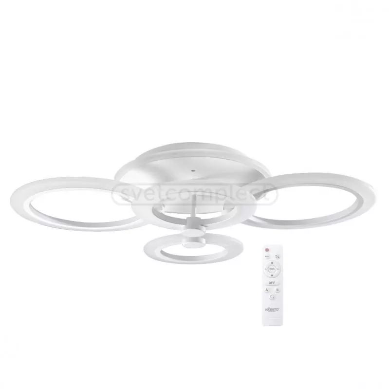 LED Gracia AP R 4 RGB 60W RC CH білий з пультом ДК 