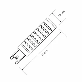 Лампа LED LC G9 9.5W 4500K LED CONCEPT