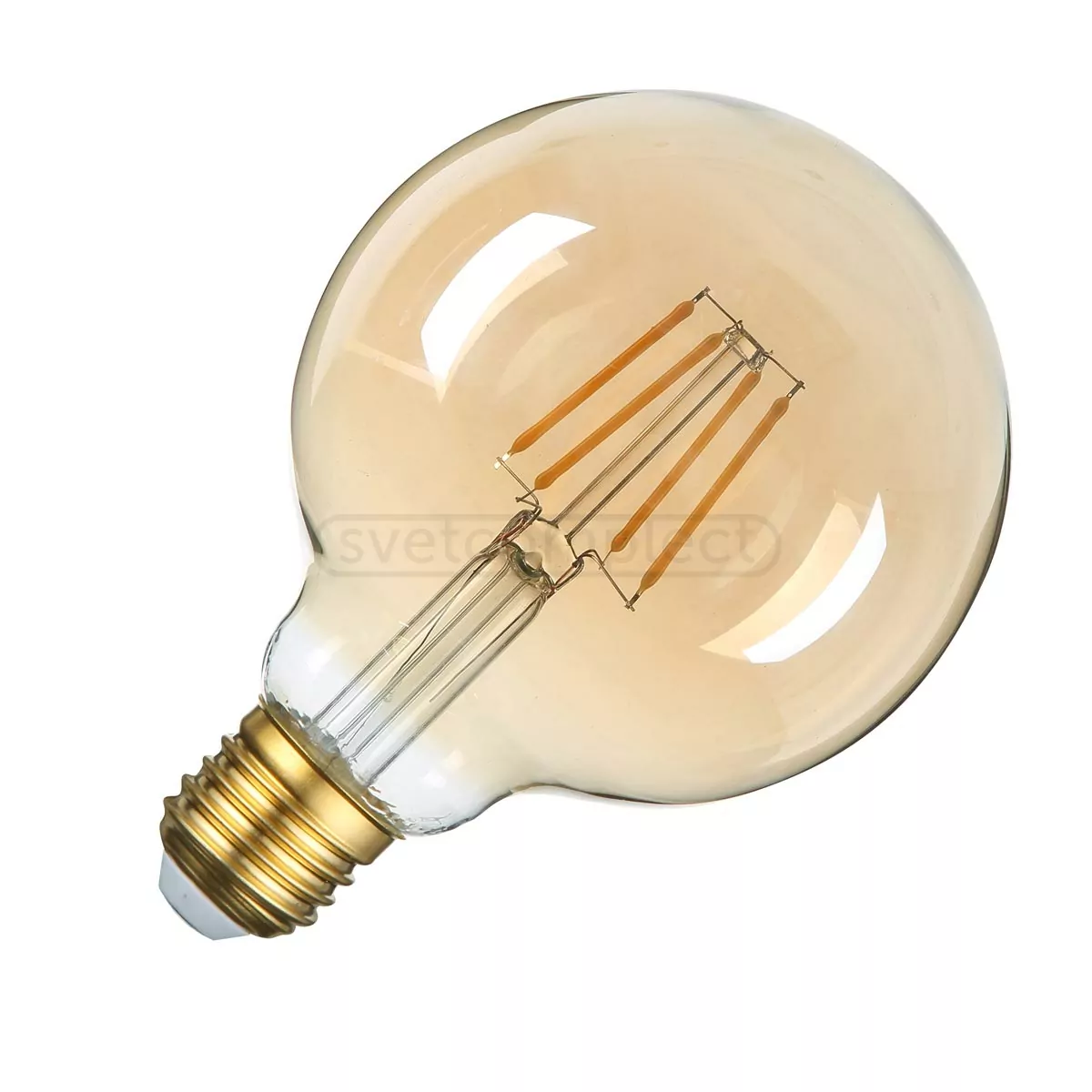 Лампа FIL LED CONCEPT LC G95 E27 6W 2500K AMBER Лампа FIL LED CONCEPT LC G95 E27 6W 2500K AMBER