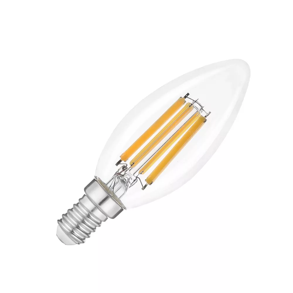 Лампа FIL LED CONCEPT LC C35 E14 8W 4500K CL