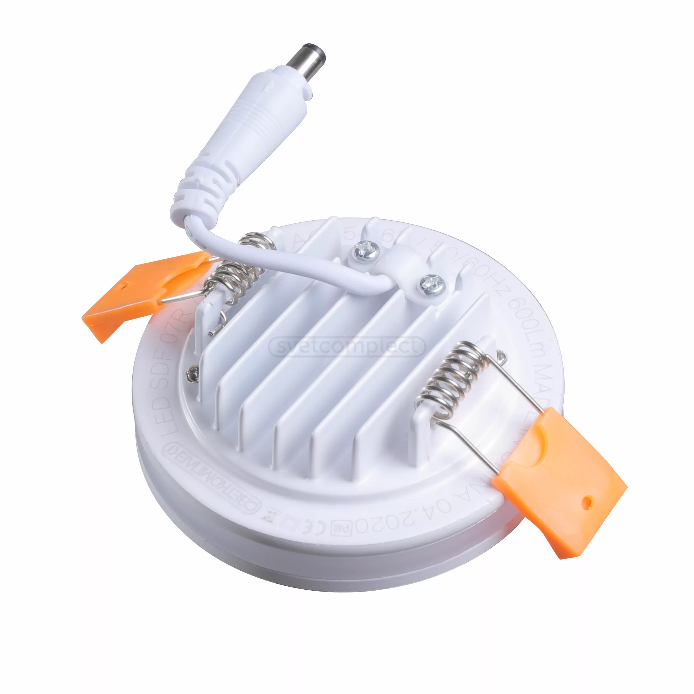 СВІТИЛЬНИК СВІТЛОДІОДНИЙ ТОЧКОВИЙ СВЕТКОМПЛЕКТ LED SDF 07R 7W 4500K WH