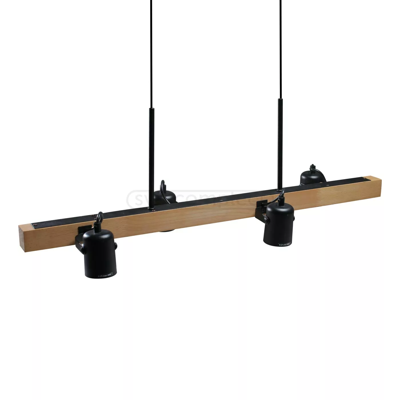 Подвес WDL Loft 4x40W E27 BK