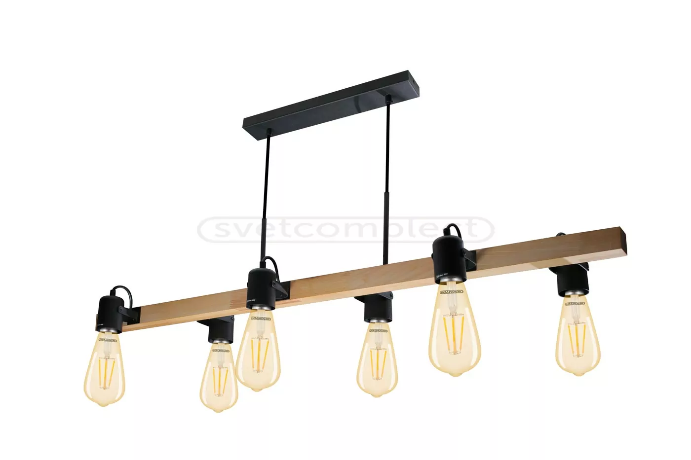 Подвес WDL Loft 6x40W E27 BK Подвес WDL Loft 6x40W E27 BK
