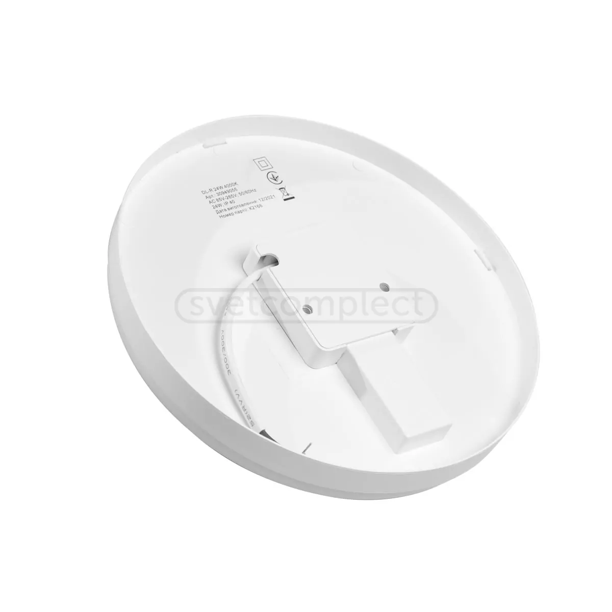 Светильник накладной DL-R 24W 4000K WH белый