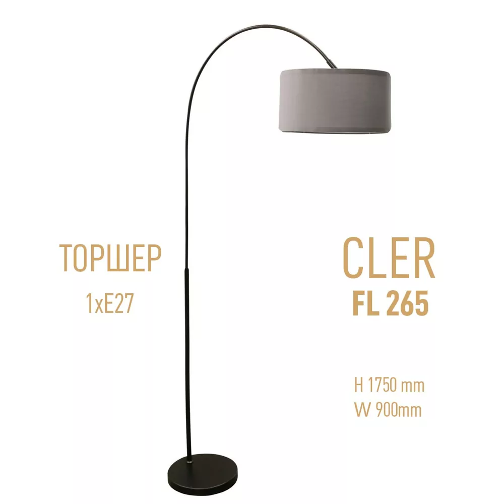 Торшер CLER FL 265 1xE27 Led Concept