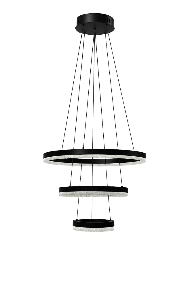 Світильник підвісний LEBIDKA 3PL-R 59W RC,5620Lm,3000-6500К,500х1400mm,мет.плас.чорн.LIGHT SET